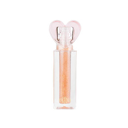 Блеск для губ с ароматом пирожного Mrs. Ertha "Glimmies Vegan Sparkle Sunshine", персиковая роса