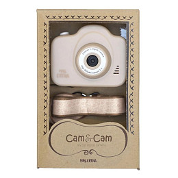 Цифровая камера Mrs. Ertha "Cam Cam Bouquet Silhouette Ivory", цветочный эскиз в облаках