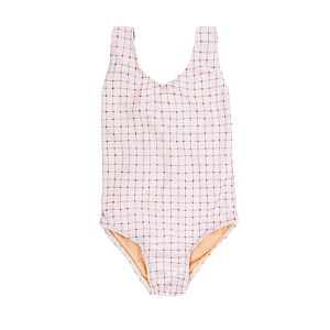 Купальник с лентой Mrs. Ertha "Louise Organic Squares", геометрическая гармония