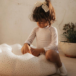 Купальник с длинным рукавом Mrs. Ertha "Ariella Organic Squares", геометрическая гармония