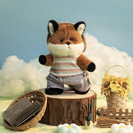 Веселый лисенок Lina TeddyTales, S, 15 см