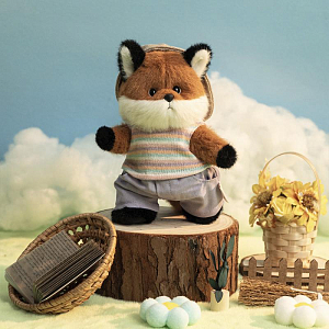 Веселый лисенок Lina TeddyTales, S, 15 см