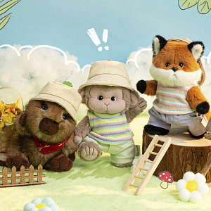 Дружелюбная капибара Lina TeddyTales, S, 15 см