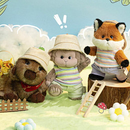 Забавная обезьянка Lina TeddyTales, S, 15 см