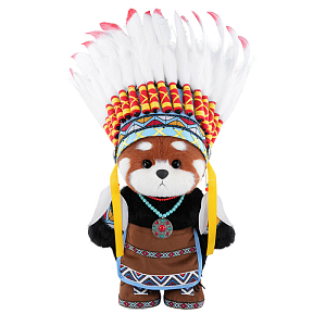 Красная панда Lina TeddyTales "Вождь, длинношерстная, M, 30 см