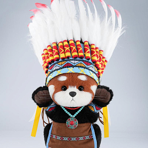 Красная панда Lina TeddyTales "Вождь, длинношерстная, M, 30 см