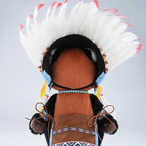 Красная панда Lina TeddyTales "Вождь, длинношерстная, M, 30 см