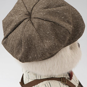 Медведь Lina TeddyTales, в винтажном костюме жениха, M, молочный, 30 см