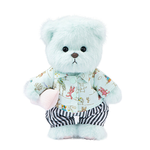 Медведь Lina TeddyTales "Соня", S, голубой, 20 см