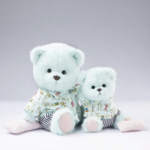 Медведь Lina TeddyTales "Соня", S, голубой, 20 см