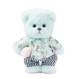 Медведь Lina TeddyTales "Соня", S, голубой, 20 см