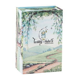 Медведь Lina TeddyTales "Соня", S, голубой, 20 см