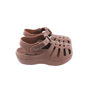 Сандалии пляжные Mrs. Ertha "Choco", молочный шоколад