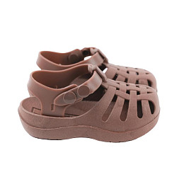 Сандалии пляжные Mrs. Ertha "Choco", молочный шоколад