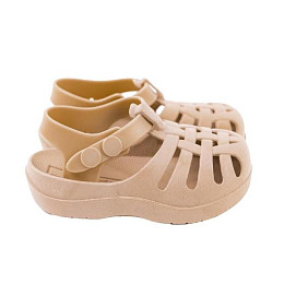 Сандалии пляжные Mrs. Ertha "Soft Peanut", арахисовое масло