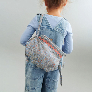 Сумка летняя Wheat "Mollie Air Blue Flowers", васильковое торнадо