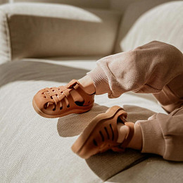 Сандалии пляжные Mrs. Ertha "Rusted Orange", карамельно-оранжевые