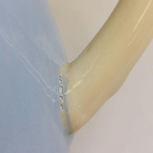 Ваза керамическая призовая Блумингвиль МИНИ (Bloomingville MINI) "Трофей", голубая (уцененный)