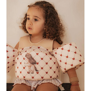 Жилет с нарукавниками Mrs. Ertha "Lovely Roots", танец сердец