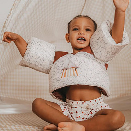 Жилет с нарукавниками Mrs. Ertha "Unique Dots", шоколадная крошка