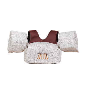 Жилет с нарукавниками Mrs. Ertha "Unique Dots", шоколадная крошка