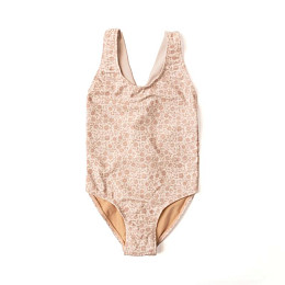 Купальник с лентой Mrs. Ertha "Louise Bouquet Silhouette", цветочный эскиз