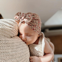 Тюрбан из мягкого джерси Mrs. Ertha "Magic Garden", 2 шт, таинственный сад