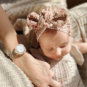 Тюрбан из мягкого джерси Mrs. Ertha "Magic Garden", 2 шт, таинственный сад