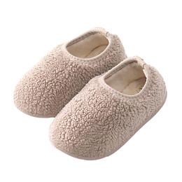 Тапочки меховые Mrs. Ertha "Ivory", слоновая кость