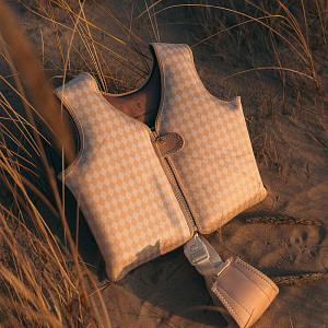 Жилет для плавания Mrs. Ertha "Vintage Squares", винтажная клетка