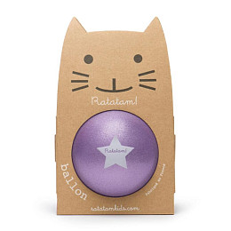 Мяч Ratatam "Purple Glitter", фиолетовый, 22 см