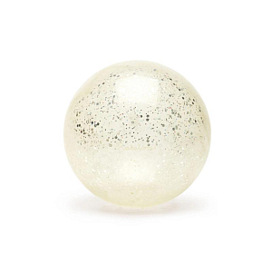 Мяч Ratatam "Bubble Silver", жемчужный с конфетти, 10 см