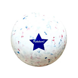 Мяч Ratatam "Confetti Blue", голубые конфетти, 22 см
