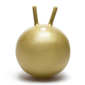 Мяч-прыгун с рожками Рататам (Ratatam), золотой, 40 см