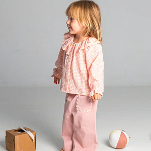 Мяч мягкий текстильный Ratatam "Baby Pink", бежевый с розовым, 10 см