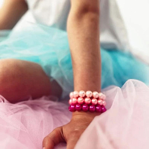 Набор браслетов Рататам (Ratatam) "Жемчужина", 3 шт, розовый