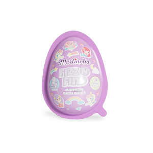 Бомбочка для ванны с сюрпризом Martinelia, фиолетовая