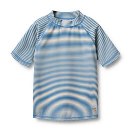 Футболка для плавания Wheat, голубые полоски