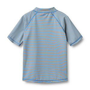 Футболка для плавания Wheat, голубые полоски