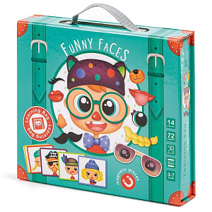 Магнитный пазл Hape "Смешное лицо"