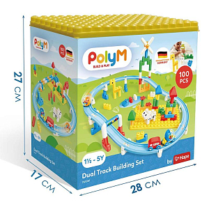 Игровой набор Hape "Двойная колея", серия "Гонки"