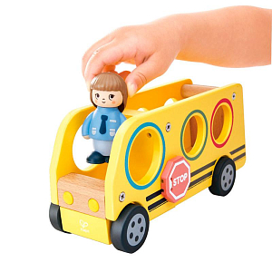 Игровой набор Hape "Играем вместе", школьный автобус