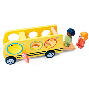 Игровой набор Hape "Играем вместе", школьный автобус