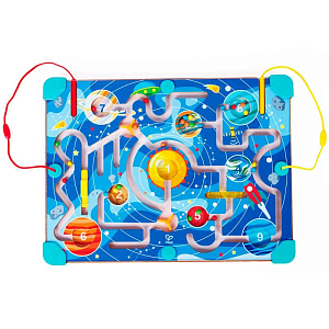 Головоломка Hape "Умняша", космический лабиринт и танграм