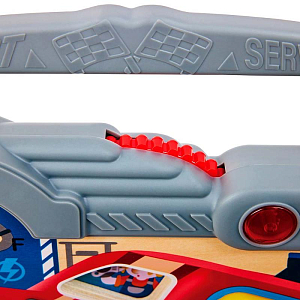 Игрушка бизиборд Hape "Цвета и формы", маленький гонщик