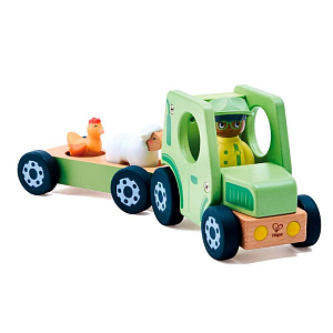 Игровой набор Hape "Фермерские приключения", детская иллюстрированная книга Hape Land