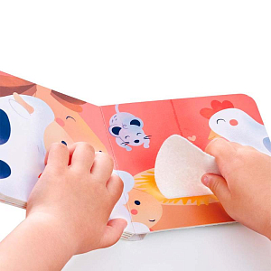 Игровой набор Hape "Веселая ферма", детская иллюстрированная книга Hape Land