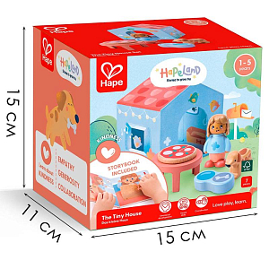 Игровой набор Hape "Маленький домик", детская иллюстрированная книга Hape Land