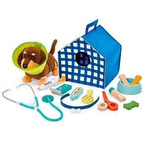 Игровой набор Hape "Ветеринарная клиника для щенков"