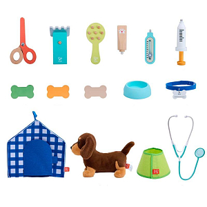 Игровой набор Hape "Ветеринарная клиника для щенков"
